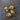 Gold Metalized Plastic Star Badge Shank Buttons - Two Sizes