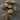 Gold Metalized Plastic Sunset Shank Buttons - 1in