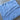 Blue Cotton or Cotton Blend Slub Remnant - 1yds, 44in Width