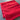 Deep Red Cotton Remnant - 1yd, 42in Width
