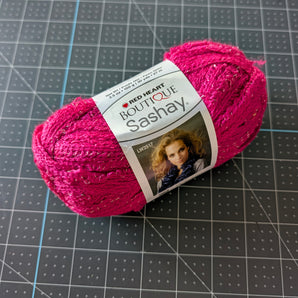 Red Heart Boutique Sashay Yarn in Pink