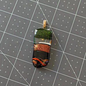 Fused Dichroic Glass Pendant