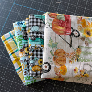 Seasonal Sunflowers Cotton Remnants Bundle