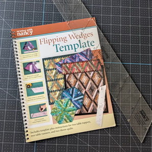 Flipping Wedge Template - Sewing with Nancy Booklet & Quilting Template