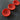 1 3/4-inch Oversized Red Textured-Back 2-Hole Buttons