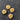 Cream-Colored Dimpled 2-Hole Buttons - 3/4in
