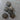 1-inch Black Textured Dome-and-Rim Self-Shank Buttons