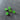 1/2-inch Green Plastic Flower Shank Buttons