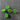 1/2-inch Green Plastic Flower Shank Buttons