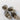 Smoky Quartz Faceted Focal Beads