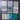 Bundle of 50, 4in Quilt Squares - Lot B - "Blues"