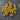 32pc Dark Yellow Plastic Pineapple Charm Bundle