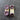 Purple Plastic Shank Buttons with Sliver Glitter Surface - In Two Sizes