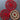 Set of Three Doilies - Red, Burgundy, and Cream