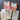 Silk Crepe de' Chine & Pink Silk Taffeta Set