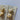 Two Packs of Vintage Gold & Pearl Buttons - 7/8"
