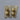 Two Packs of Vintage Gold & Pearl Buttons - 7/8"