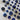 Vintage Button Collection - Plastic Navy Blue, Shank - Mixed Size