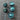 Vintage Buttons in Teal with Two Styles - Shanks