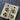 Vintage Streamline Plastic Shank Buttons - Gold & Black - 7/8"