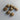 Vintage Toffee Color Buttons - Set of 8 - 1/2"