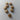 Vintage Toffee Color Buttons - Set of 8 - 1/2"