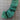 Green Polka Dot Ruffled Trim - 50-inches
