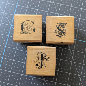 Ornate Letter Stamps - Choose Your Letter