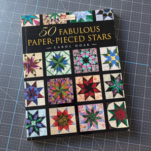 50 Fabulous Paper-Pieced Stars Book by Carol Doak with CD-ROM
