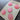 Nouveaute Pink Shank Buttons 1 1/8-inch