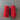 Red Flat Yarn Spools - Set of 2