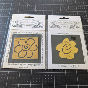 Lasting Impressions Embossing Templates - Flowers
