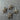 Set of Four Dark Metal Rhinestone Studded Starfish Embellishments