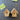 Two Tiny Wooden Bird House Ornaments