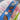 Blue Kirkland Wire-Edged Ribbon with Sports Motif