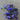 Royal Blue & Navy Fiber Optic Beads - Tubes, Rounds & Faceted Ovals