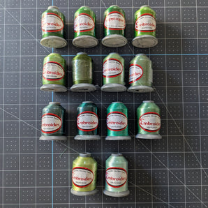 Bundle of Polyester Embroidery Machine Thread - Lot F