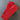 Red Wire-Edged Craft Ribbon - 4 cut pieces, 4-inch width