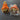 Scarecrow Heads with Orange Hats - Sold Separately