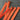 24-inch Orange Invisible Zipper