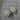Set of Two Metal Rhinestone Studded Flowers with Pinbacks