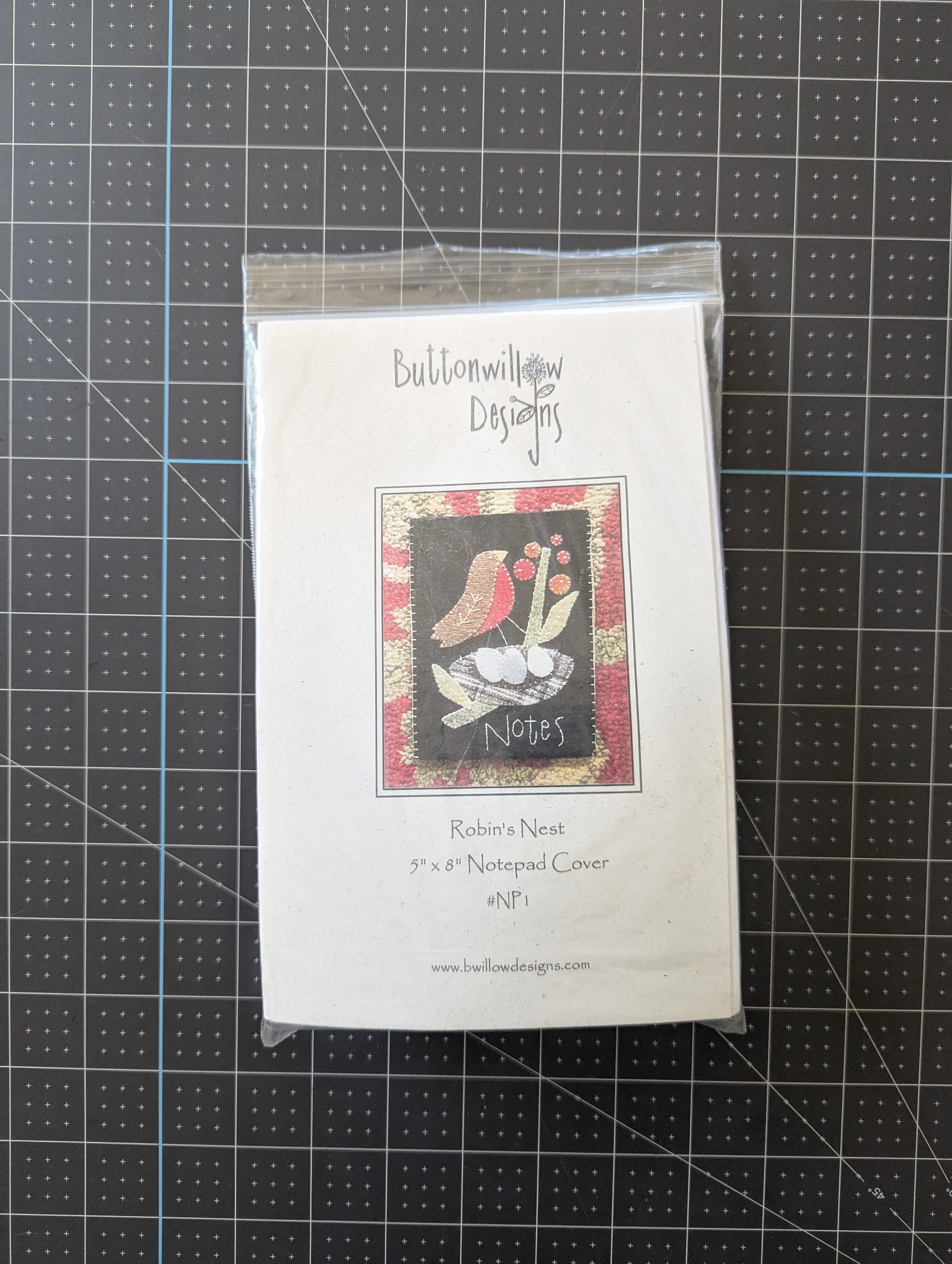 Robin Peo Robin's Nest Notepad Cover Kit - Buttonwillow Designs – Remnants by Peo Vee