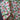 Vintage Red & Green Snowflakes Fabric