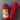 Petite Glow Acrylic Sayelle with Metallic Thread by Super Yarn - Red