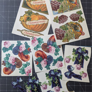 Thanksgiving Themed Paper Die Cuts